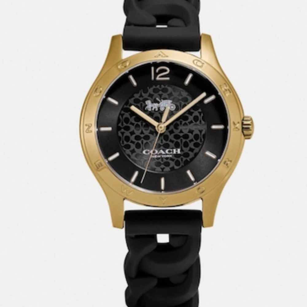 Coach Black and Gold Women's Watch